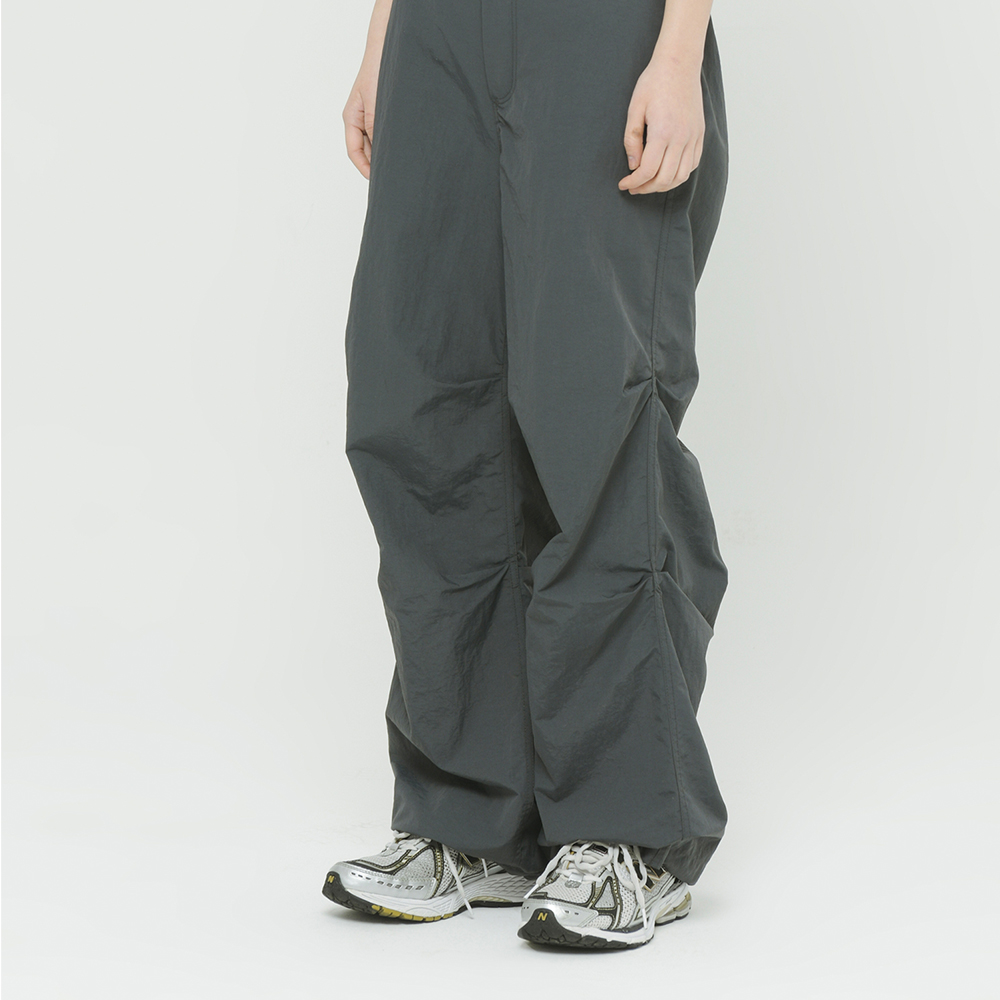 Double-Up Wide Pants Charcoal